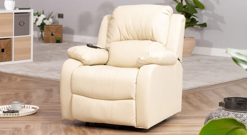 Ashbourne Dual Motor Massage Heat Riser Recliner - Image 4