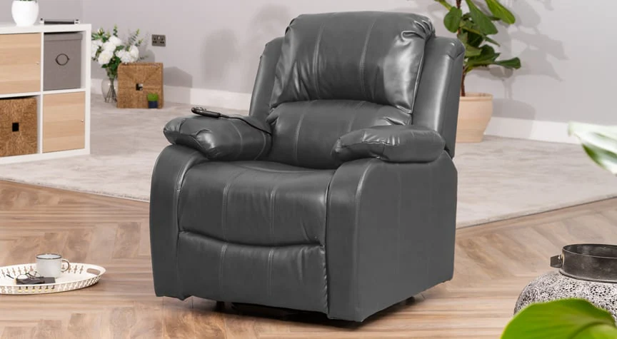 Ashbourne Dual Motor Massage Heat Riser Recliner - Image 5