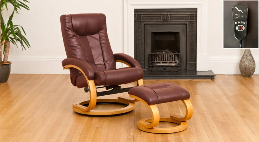 Blenheim Swivel Recliner With Massage And Heat - Image 4