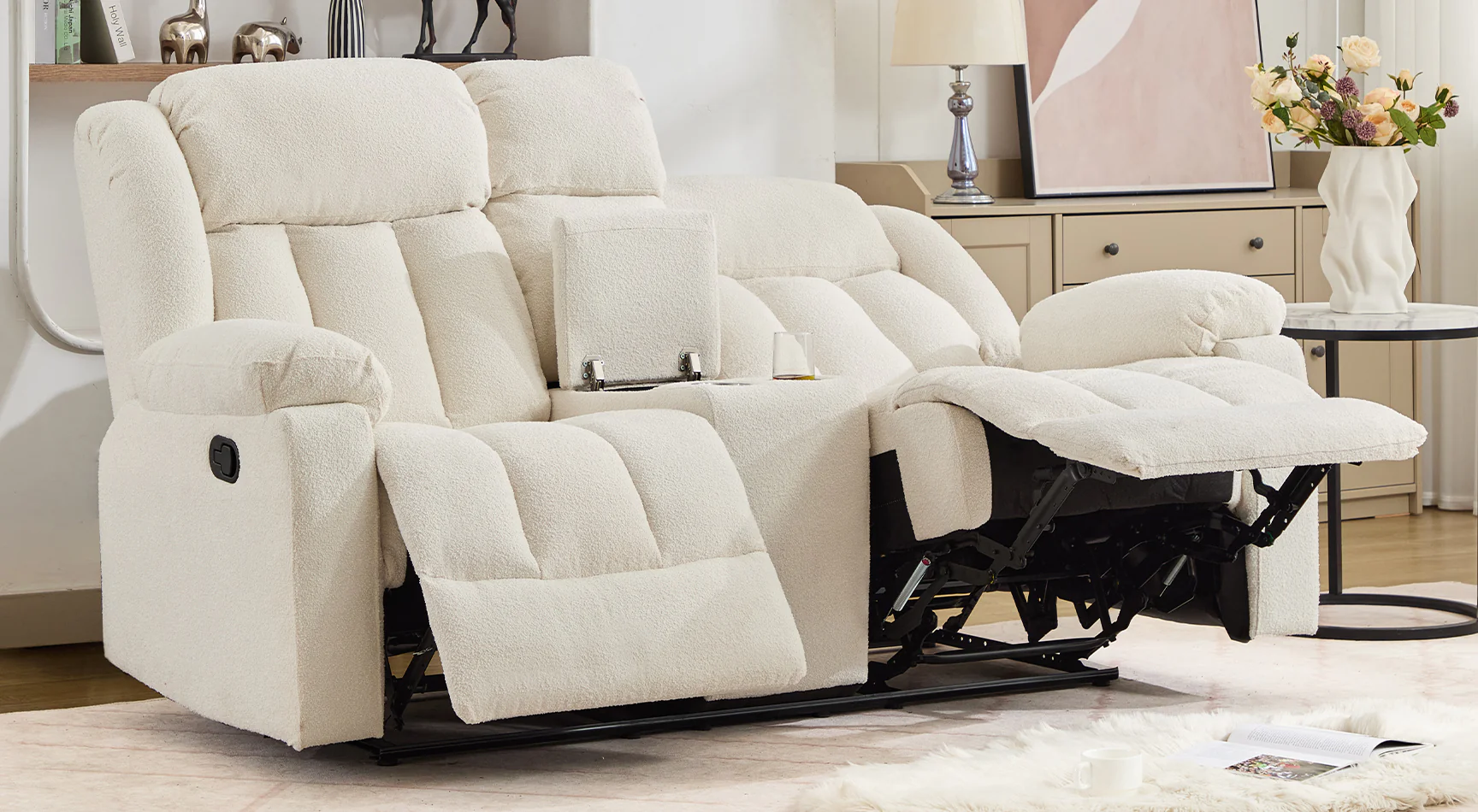 Cranfield 2 Seat Recliner Sofa with Centre Console - Image 3
