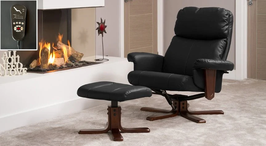 Dainton Swivel Recliner With Massage And Heat - Image 2