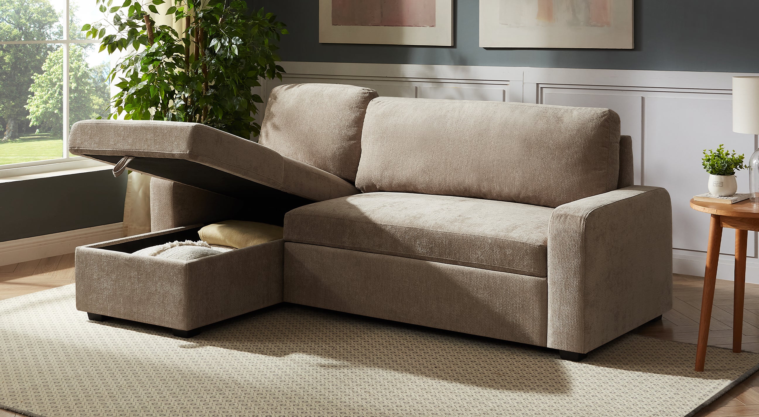Fulshaw Reversible Corner Sofabed with Storage - Image 5