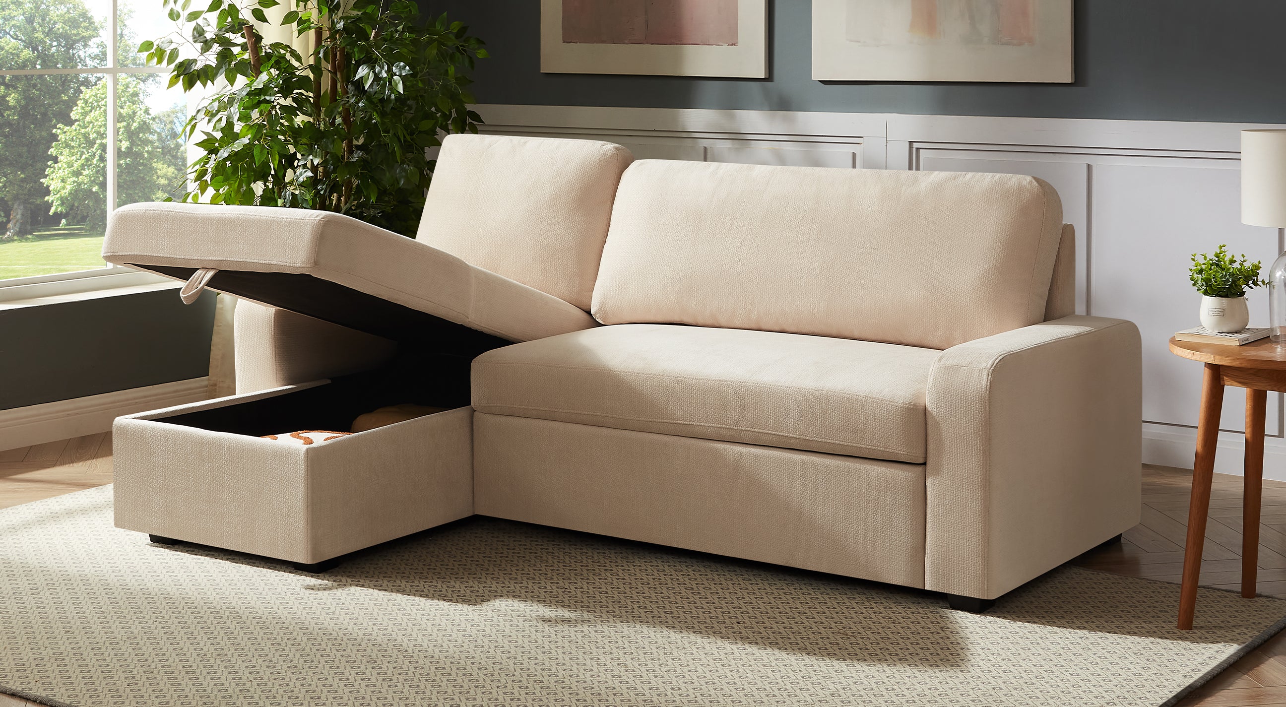 Fulshaw Reversible Corner Sofabed with Storage - Image 7