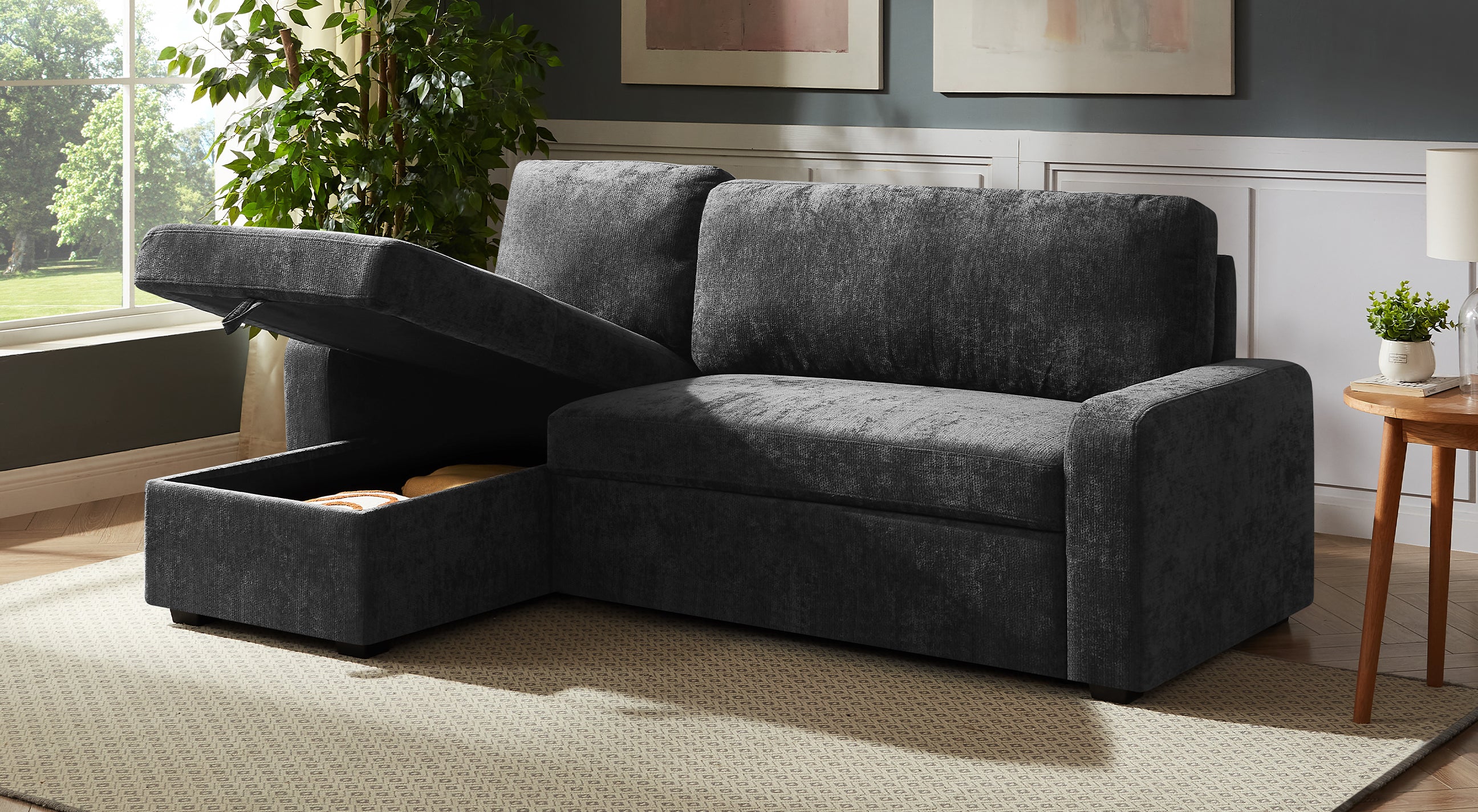 Fulshaw Reversible Corner Sofabed with Storage - Image 8