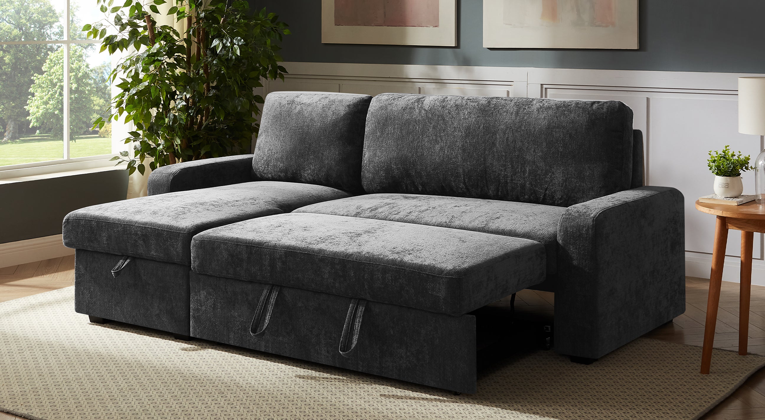 Fulshaw Reversible Corner Sofabed with Storage - Image 9