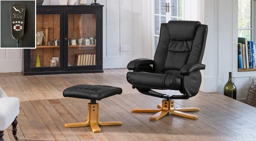 Haddenham Swivel Recliner With Massage And Heat - Image 2