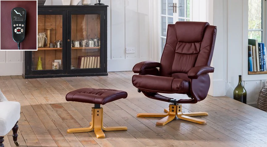 Haddenham Swivel Recliner With Massage And Heat - Image 4