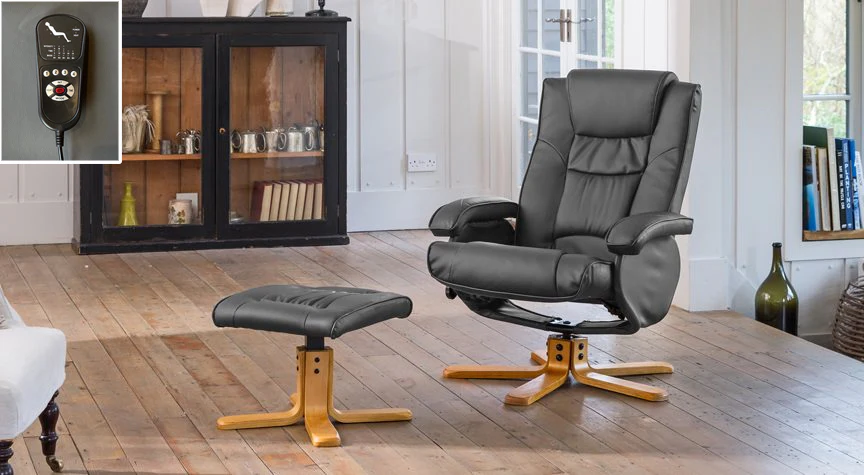 Haddenham Swivel Recliner With Massage And Heat - Image 5