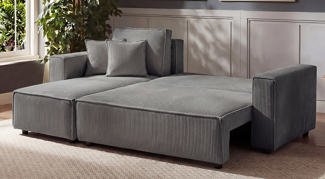 Oxford Reversible Corner Sofa with Sofa Bed - Image 3