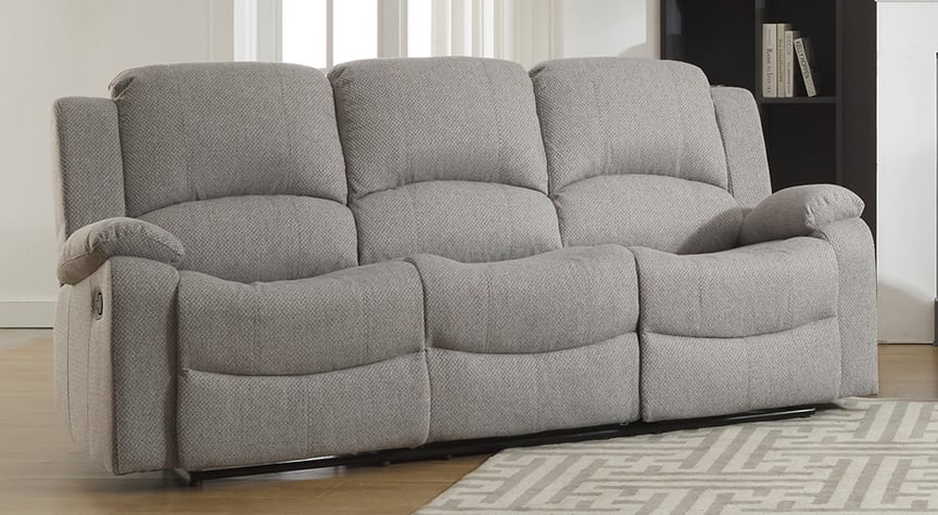 Penrose 3 Seat Manual Recliner Sofa - Image 3