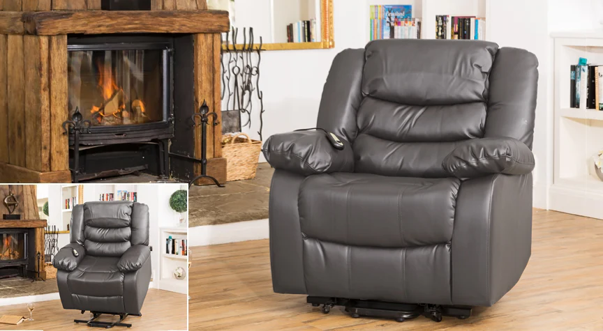 Seville Electric Riser Recliner With Massage And Heat - Image 4