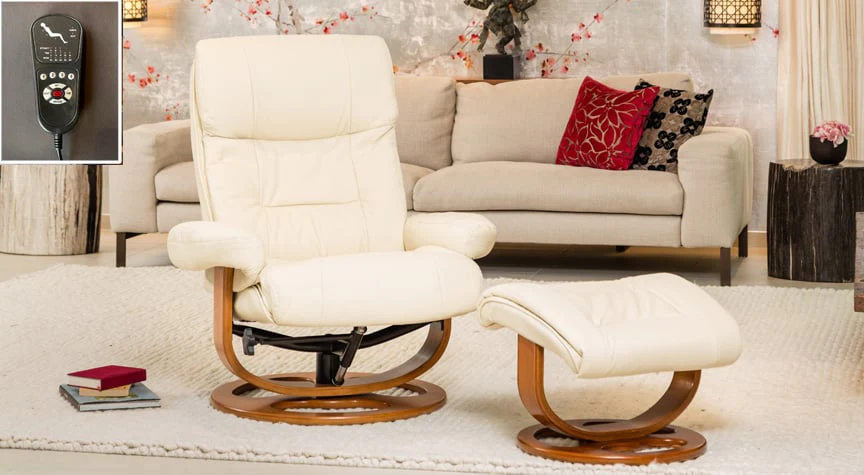 Waddington Swivel Chair With Massage And Heat - Image 3